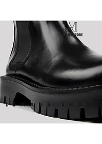 The Classic Chunky Chelsea Boots LeMans CHK02 Giày da bò Chelsea Boots đế Chunky, đế chunky, bảo hành 24 tháng