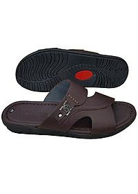 Dép Nam Quai Ngang HA NAM Da Bò Thật Cao Cấp DN2074