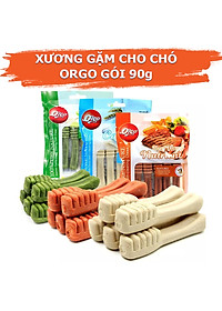 Xương ORGO, Xương Gặm Sạch Răng Thơm Miệng Cho Chó, Gói 90g