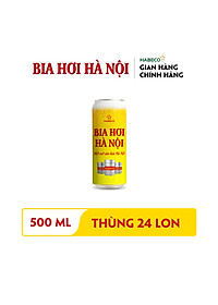 Bia Hơi Hà Nội - Thùng 24 lon 500ml