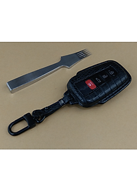 Bao da ép phom Handmade bọc chìa khóa xe ô tô TOYOTA da cá sấu sang trọng
