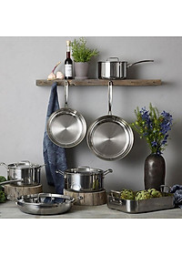 Nồi/quánh inox từ cao cấp Scanpan Fusion 14cm 74231400, thiết kế đúc liền 5 lớp, hàng chính hãng