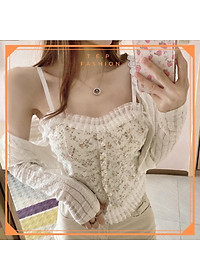 Áo Bra Ren, Áo 2 Dây Ren Hoa Nổi Có Mút Ngực Sexy Tep Fashion A2D-R01