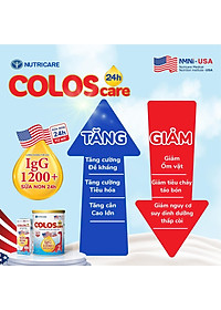 Sữa non Nutricare ColosCare 0+ hỗ trợ tiêu hóa, tăng cường hệ miễn dịch (800g)