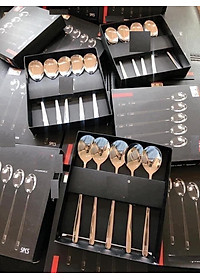 SET 5 THÌA INOX  HÀNG NỘI ĐỊA ĐỨC CÓ HỘP ĐỰNG ĐI KÈM SANG TRỌNG