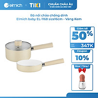 Bộ nồi chảo chống dính Elmich baby EL-1168 size16cm
