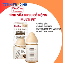 Bình sữa cổ rộng PPSU Multi Fit PPSU Chuchu Baby chính hãng