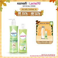 Bộ Dung Dịch Vệ Sinh Phụ Nữ Lactacyd Odor Fresh Ngăn Mùi 24H 250ml + Sữa Tắm Gội Trẻ em Lactacyd Baby Extra Milky 500ml