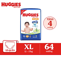Tã/bỉm quần Huggies Skin Care Super Jumbo XL60+4