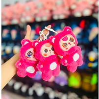 Móc khóa Baby Three đáng yêu - 15cm - Quà tặng móc khóa gấu bông bé ba tai thỏ cute