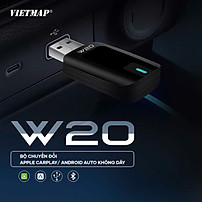 VIETMAP W20 - Thiết bị chuyển đổi CarPlay/ A.ndroid Auto không dây - Hàng chính hãng