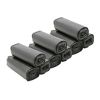 Combo 9 cuộn Túi đựng rác khách sạn, nhà hàng, Bao đựng rác trường học, văn phòng tiện lợi màu đen size đại 64x78