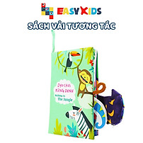 Sách Vải Tương Tác Cho Bé Đoán Đuôi Con Vật - Dạo Chơi Rừng Xanh