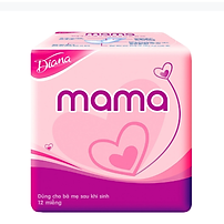 Băng Vệ Sinh Diana Mama Dùng Cho Mẹ Sau Sinh 12 Miếng/Gói