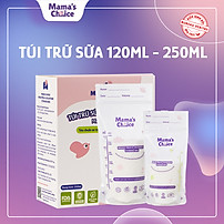 Túi Trữ Sữa Mama's Choice, Túi Đựng Sữa Mẹ Loại 250ml và 120ml, Kiểm Định An Toàn Bởi Bureau Veritas, Hộp 30 Túi