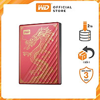 Ổ cứng di động 2TB WD My Passport Ultra Limited Edition Dragon USB 3.2 Type-C Hàng chính hãng