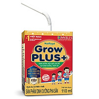 Thùng 48 Hộp x 110ml Sữa Bột Pha Sẵn GrowPLUS+ Đỏ 110ml Suy Dinh Dưỡng - Hàng Chính Hãng