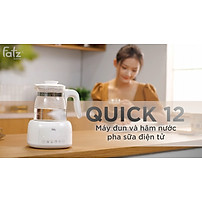 MÁY ĐUN NƯỚC VÀ HÂM NƯỚC PHA SỮA ĐIỆN TỬ QUICK 12 FATZBABY - FB3503BH