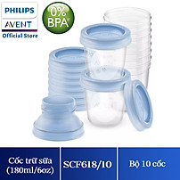 Cốc trữ sữa Philips Avent dung tích 180ml/cốc