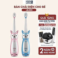Bàn chải điện thông minh cho bé Lebenlang LBL3021,thiết kế đáng yêu, chống thấm nước IPX7, 3 chế độ, bảo hành 2 năm - hàng chính hãng