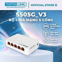 Bộ Chia Mạng 5 Cổng Gigabit Totolink S505G – Hàng Chính Hãng