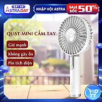 Quạt mini để bàn, quạt USB tích điện cầm tay CTFAST - M109 : Thiết kế thông minh 3 tốc độ làm mát, chất liệu cao cấp bền bỉ, điều chỉnh 360 độ, không gây ồn, pin sạc 1200mah, dễ dàng mang theo sử dụng - hàng chính hãng