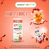 TPBVSK Special Kid Appetit+ Bổ sung các loại Vitamin và Khoáng chất - Hỗ trợ tiêu hóa tốt, giúp bé ăn ngon miệng (125ml)[Siro – Nhập khẩu Pháp]