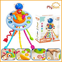 Đồ chơi trẻ bé sơ sinh 1 2 3 4 5 6 tháng tuổi thông minh cầm nắm phát triển tư duy trí não MySun