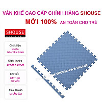 Thảm Xốp Ghép lót sàn Shouse, 60x60/30x30cm miếng dày tấm trải sàn cho bé vân gỗ gấp gọn xpe