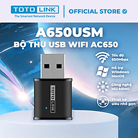 TOTOLINK A650USM - USB Wi-Fi mini băng tần kép AC650 Hàng chính hãng