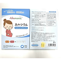 Bổ Sung Can xi cho bà bầu Akamama (120 viên)