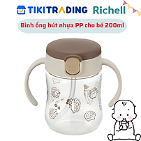 Bình ống hút T.L.I Richell nhựa PP 200ml