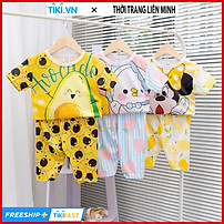 Combo 3 quần áo bé gái, đồ bộ Mimykid in 3D hoạt hình và trái cây dễ thương, đáng yêu co giãn 4 chiều mềm mại, thấm hút mồ hôi tốt, thời trang, set, bộ đồ, đồ cho trẻ em, bé gái từ 8-28kg (Giao màu ngẫu nhiên)