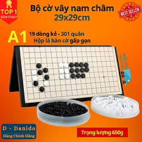 Cờ Vây Nam Châm Chọn size, Cờ Caro Cao Cấp, Có Bàn Là Hộp Đựng Rộng 28.5cm Và 37cm - Hàng chính hãng Amalife