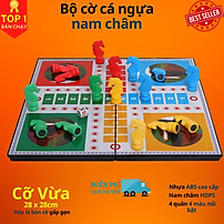 Bộ Cờ Cá Ngựa Nam Châm miDoctor Chính Hãng An Toàn Vui Nhộn Cho Bé (Vỏ Hộp Màu Ngẫu Nhiên)