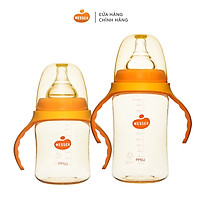 Bình sữa Cổ Rộng PPSU Wesser 180ml/260ml