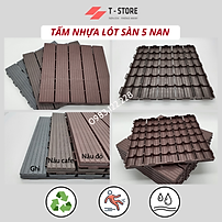Tấm nhựa lót sàn ban công, sân vườn PP - kích thước 30 cm x 30 cm x 2 cm.