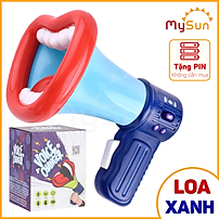 Loa đồ chơi cho bé loa mini thay đổi giọng nói phát thanh cầm tay tặng PIN