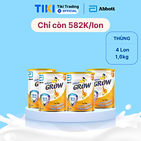 Combo 4 Sữa Abbott Grow 2+ 1,6kg cho trẻ 2 tuổi trở lên