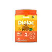 Sữa bột Vinamilk Dielac Alpha Gold 2 800g (cho trẻ từ 6 - 12 tháng tuổi)