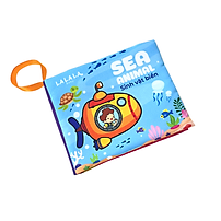 Sách Vải Lalala Baby Kích Thích Thị Giác Cho Bé Sơ Sinh 0 Đến 12 Tháng