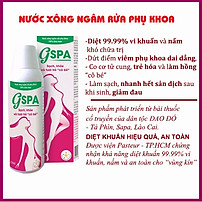 Nước xông ngâm rửa phụ phu GSPA - Dứt điểm viêm phụ khoa dai dẳng, giảm đau, nhanh hết sản dịch, tăng co cơ tử cung, rẻ hóa và làm hồng vùng kín