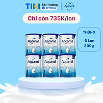 Combo 6 Sản phẩm dinh dưỡng công thức Aptamil Profutura Cesarbiotik 1 Infant Formula (Dành cho trẻ từ 0 - 12 tháng tuổi) - 800g