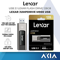 USB Lexar Jumpdrive M900 Flash Drive 128GB/ 256GB , chuẩn 3.1 , tốc độ đọc 400MB/s, tương thích PC/ MAC - Hàng chính hãng