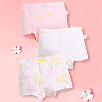 Quần chip đùi bé gái họa tiết đáng yêu Baby-S, Set 3 quần chip bé gái mềm mịn cao cấp – SC025
