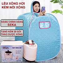Lều Xông Hơi Tại Nhà - Nồi Xông Hơi SEKA Cao Cấp Tặng Kèm 20 Gói Thảo Dược Xông