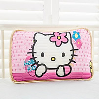 Gối điều hoà cho bé LIDACO chất liệu tencel mềm mát kèm ruột matxa kích thước 30x50cm