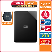 Ổ Cứng Di Động WD Elements SE 2TB 2.5 USB 3.0 - Hàng Chính Hãng