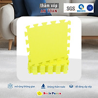 Thảm xốp lót sàn cho bé - đơn màu (10 miếng, diện tích 1m2) Smile Puzzle _KHÔNG MÙI TIÊU CHUẨN CHÂU ÂU