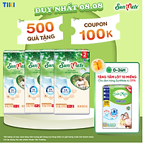 Combo 4 Tã quần SunMate siêu khô thoáng G1 mới size L-14+2 miếng